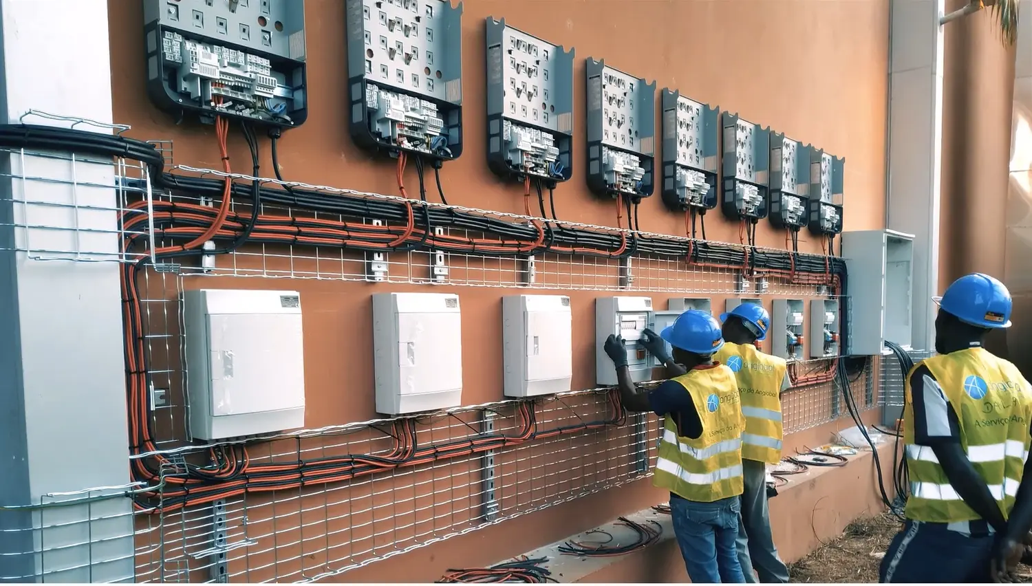 Hybrid power system for a school in Angola