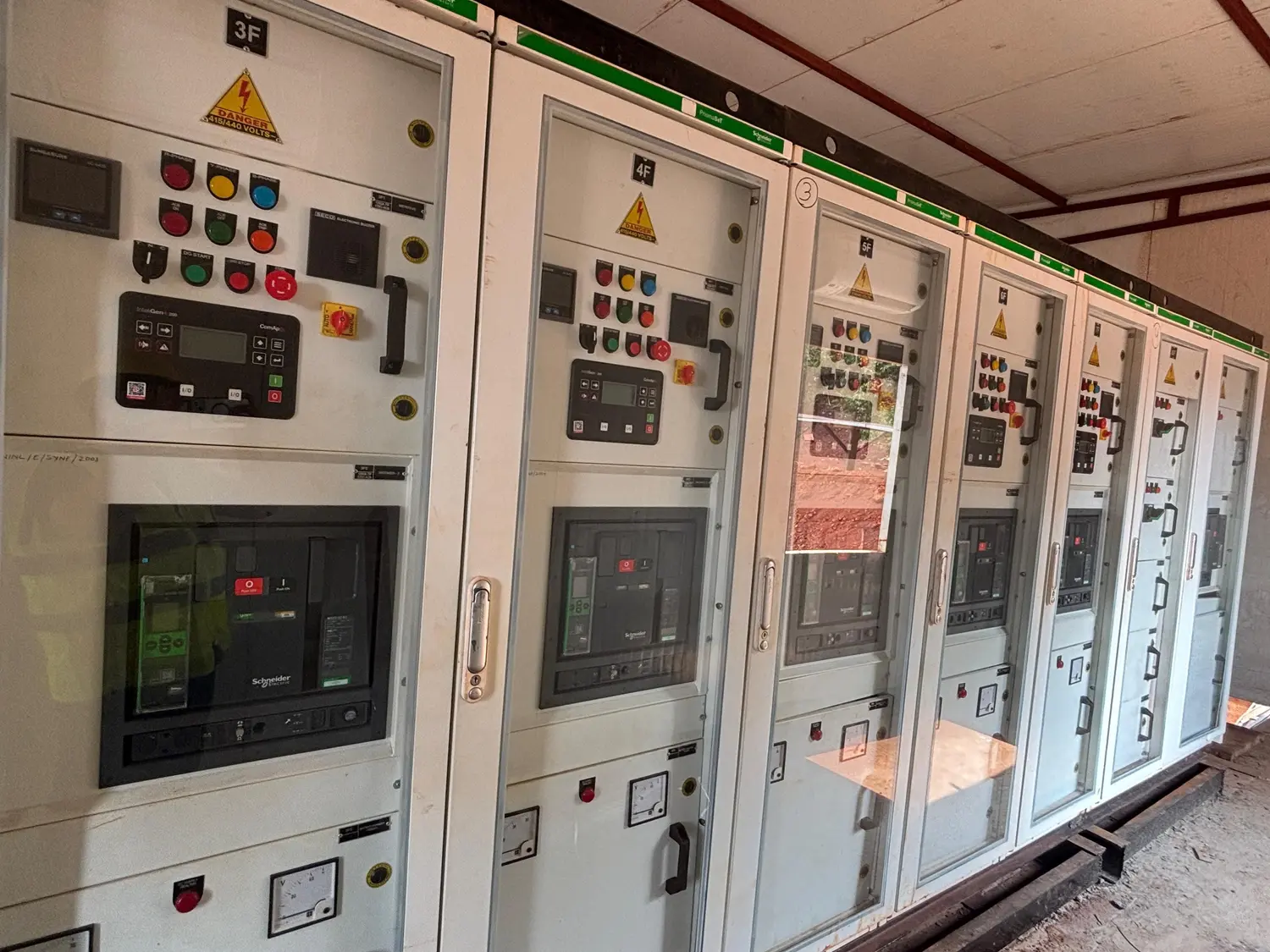Tata Mines control panel