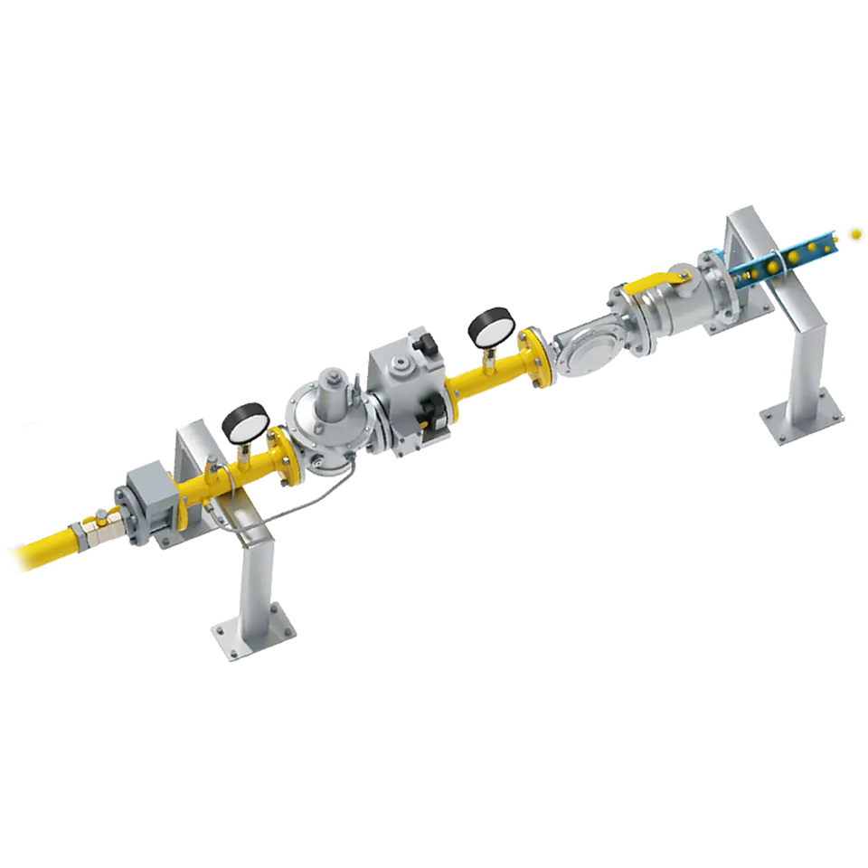 Gas train